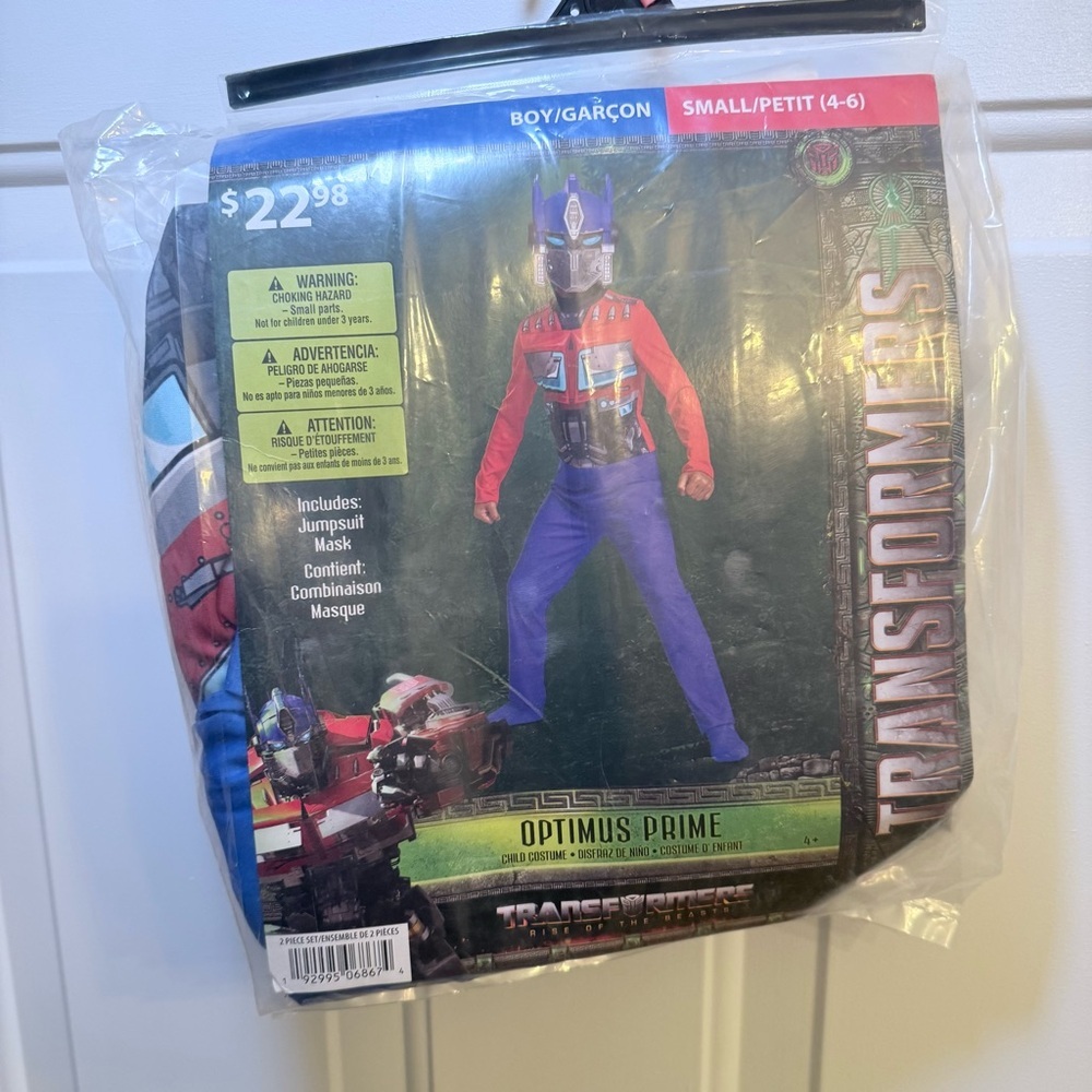 Transformers Optimus Prime Kids Costume - Red and Blue